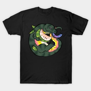 Bigender Watermelon Komodo Dragon T-Shirt
